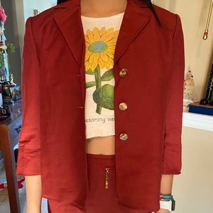 Kasper blazer + skirt